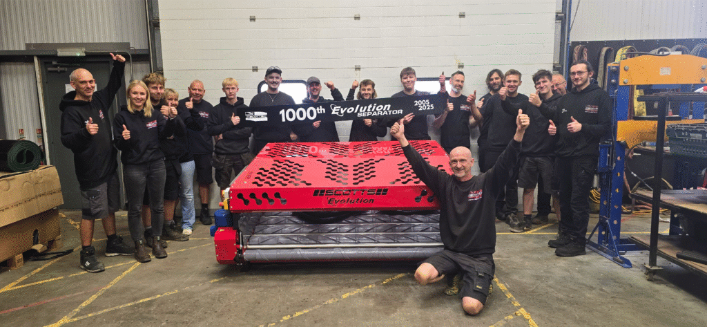 Scotts Precision Manufacturing Celebrates Sale of 1,000th Evolution Separator